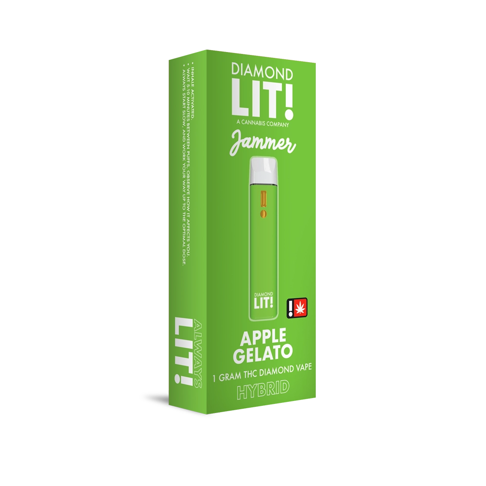 Diamond LIT Jammer THC Disposable Vape 1G