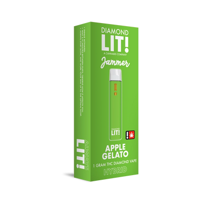 Diamond LIT Jammer THC Disposable Vape 1G