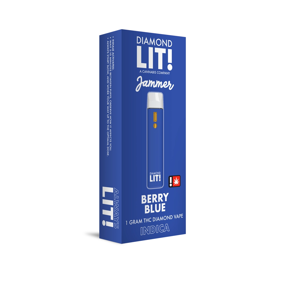 Diamond LIT Jammer THC Disposable Vape 1G
