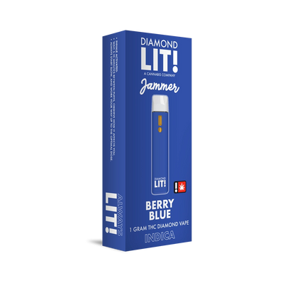 Diamond LIT Jammer THC Disposable Vape 1G
