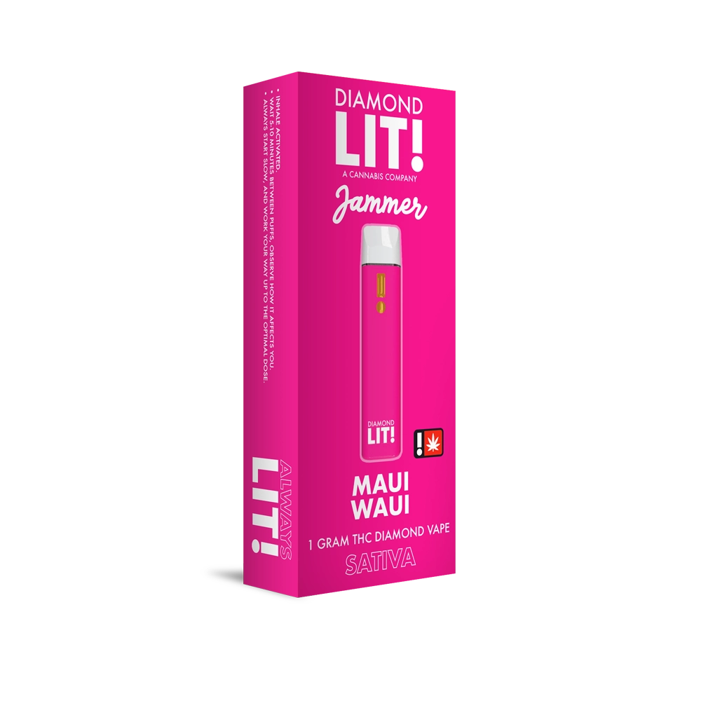 Diamond LIT Jammer THC Disposable Vape 1G