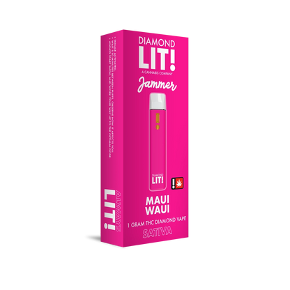 Diamond LIT Jammer THC Disposable Vape 1G