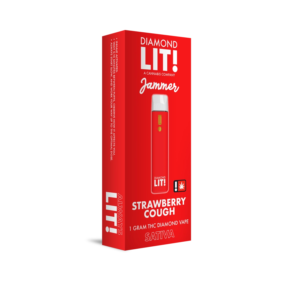 Diamond LIT Jammer THC Disposable Vape 1G