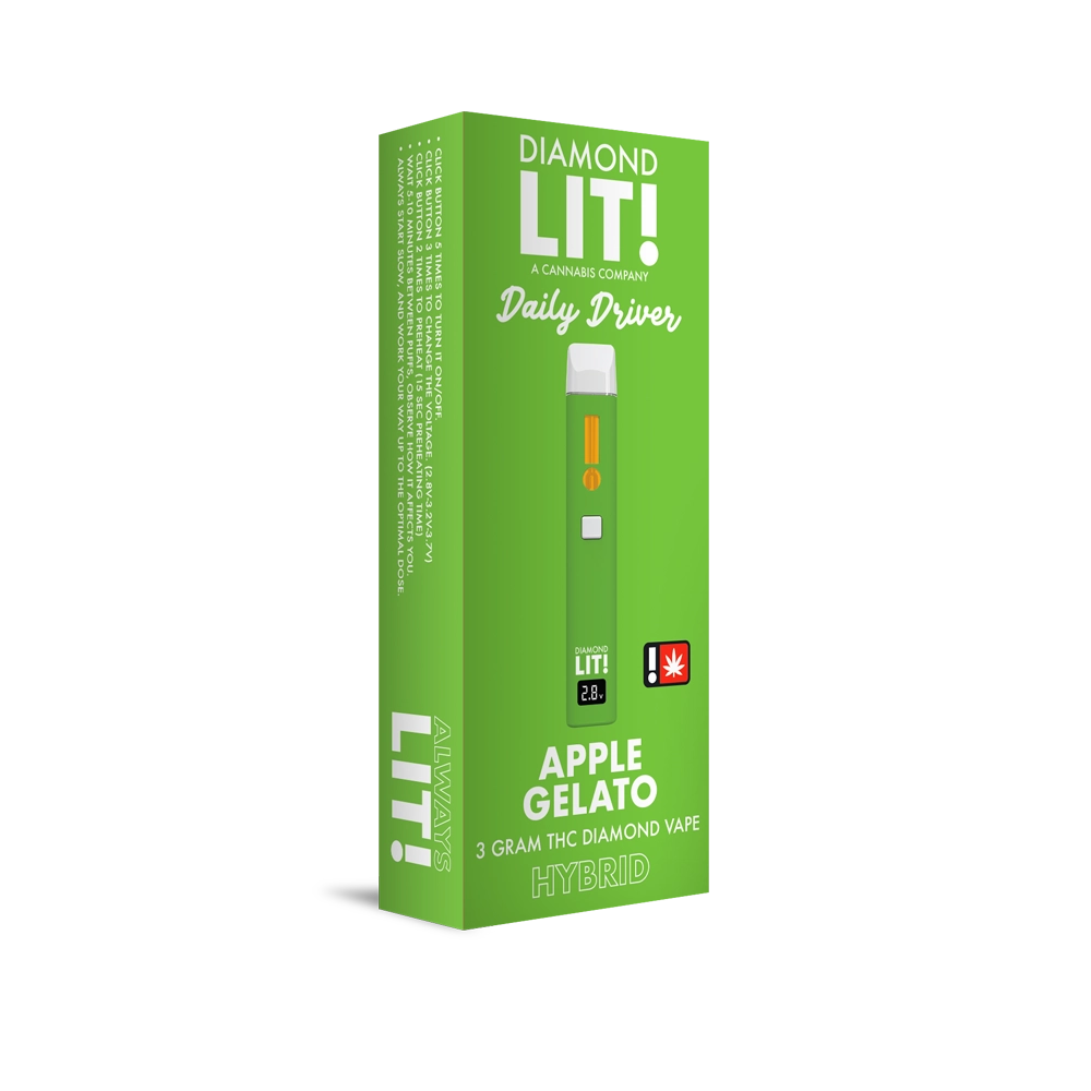 Diamond LIT Daily Driver THC Disposable Vape 3G