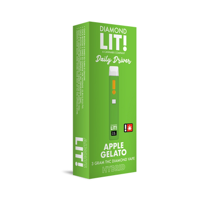 Diamond LIT Daily Driver THC Disposable Vape 3G