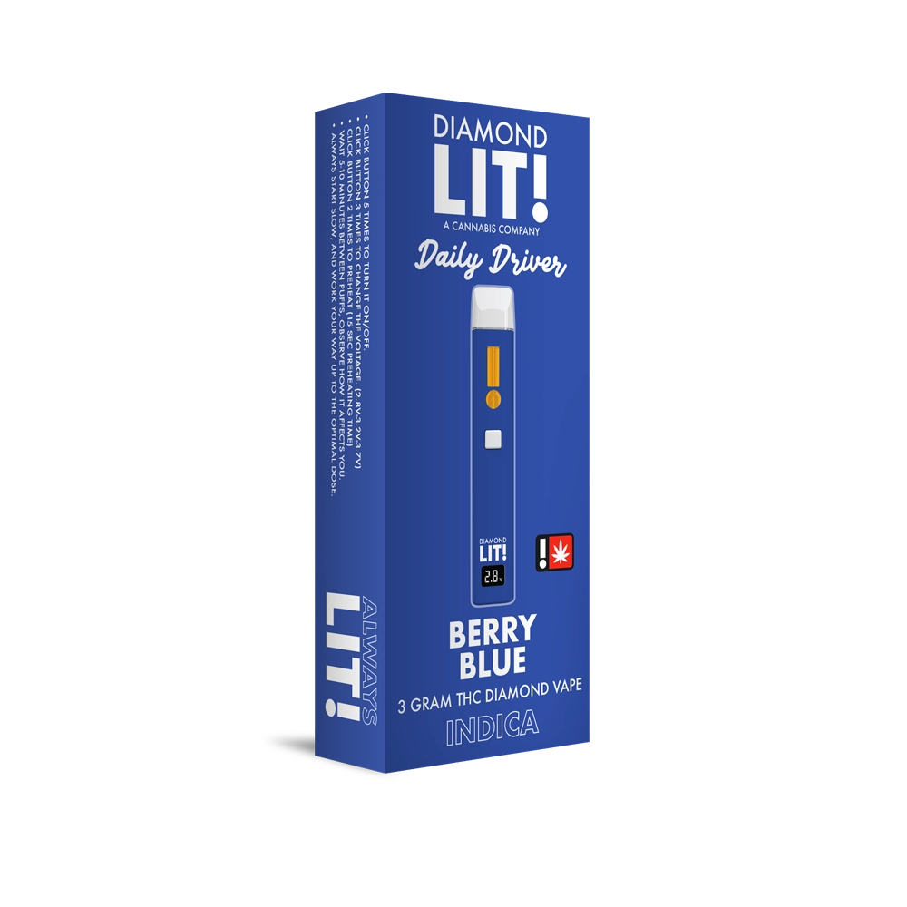 Diamond LIT Daily Driver THC Disposable Vape 3G