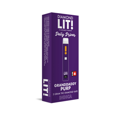 Diamond LIT Daily Driver THC Disposable Vape 3G