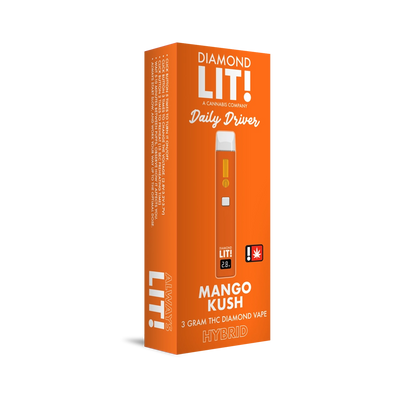 Diamond LIT Daily Driver THC Disposable Vape 3G