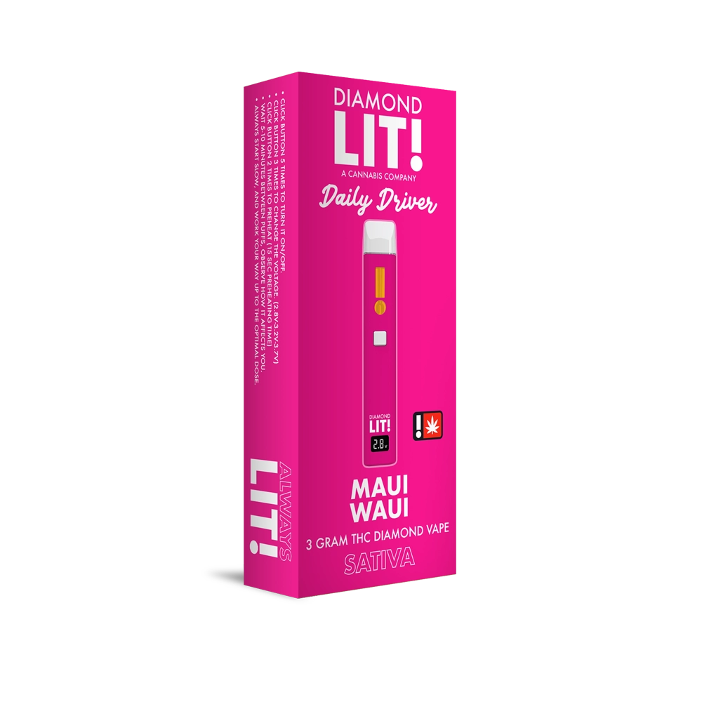 Diamond LIT Daily Driver THC Disposable Vape 3G