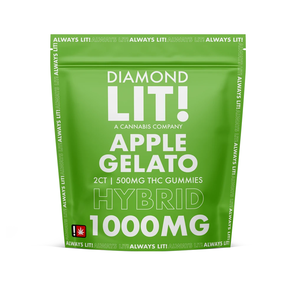 Diamond LIT THC Gummies 1000mg