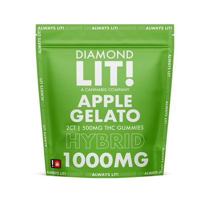 Diamond LIT THC Gummies 1000mg