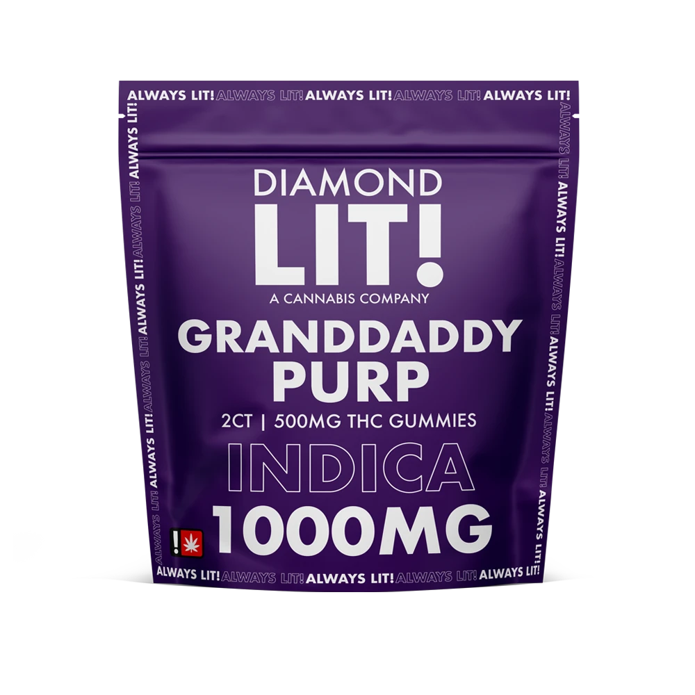 Diamond LIT THC Gummies 1000mg