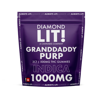 Diamond LIT THC Gummies 1000mg