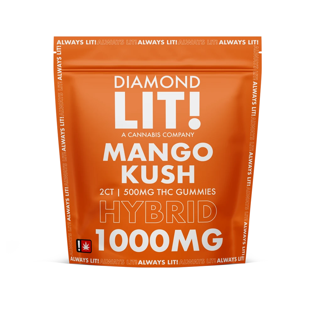 Diamond LIT THC Gummies 1000mg