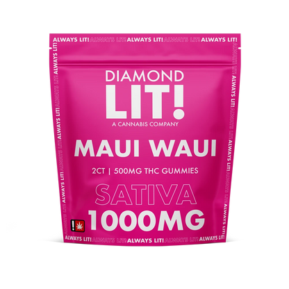 Diamond LIT THC Gummies 1000mg