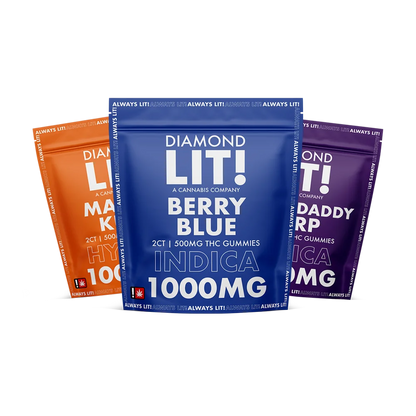 Diamond LIT THC Gummies 1000mg