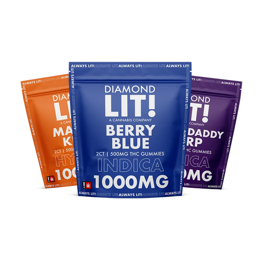Diamond LIT THC Gummies 1000mg