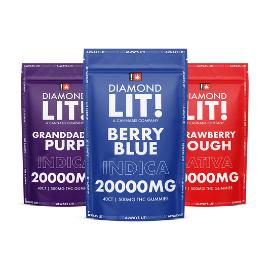Diamond LIT THC Gummies 20000mg