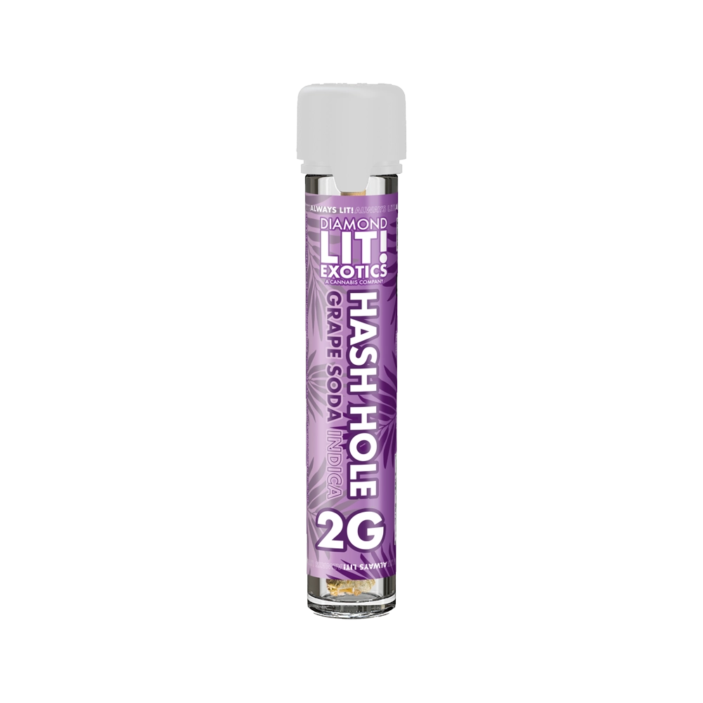Diamond LIT Exotics Hash Hole THC Pre Roll 2G