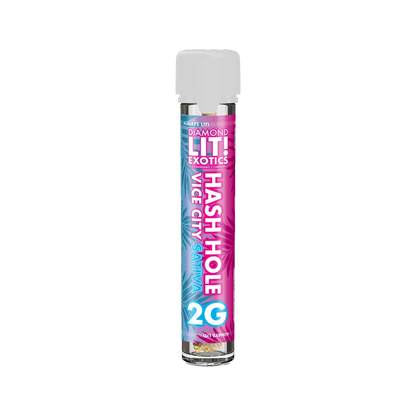 Diamond LIT Exotics Hash Hole THC Pre Roll 2G