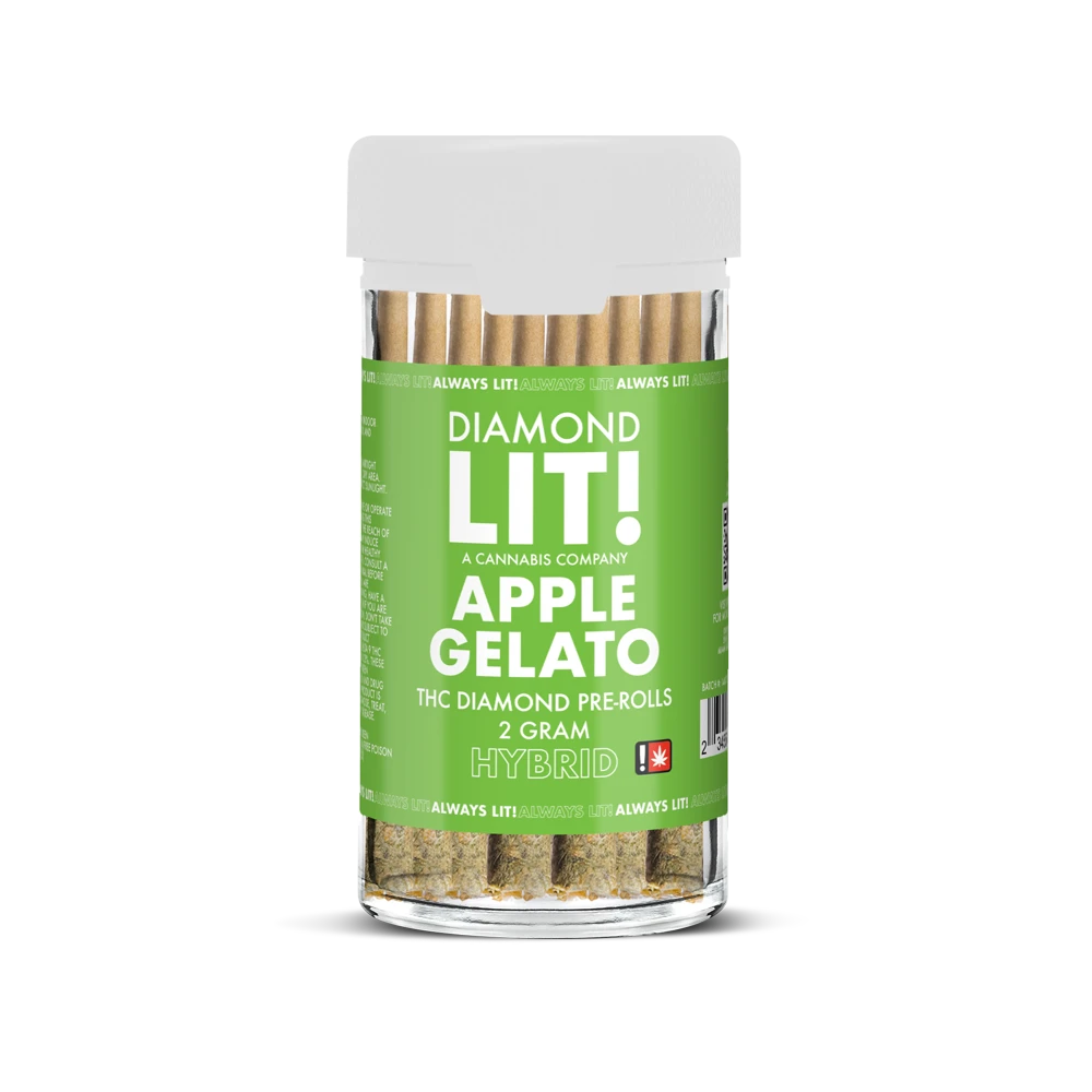 Diamond LIT THC With Diamonds Pre Rolls 20G