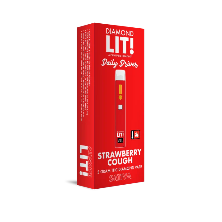 dose disposable vape Diamond LIT Daily Driver THC 3G - Diamond LIT disposable delta 8 thc Select Flavor ::Summer Dream Shop Tricho Jordan [1000mg]